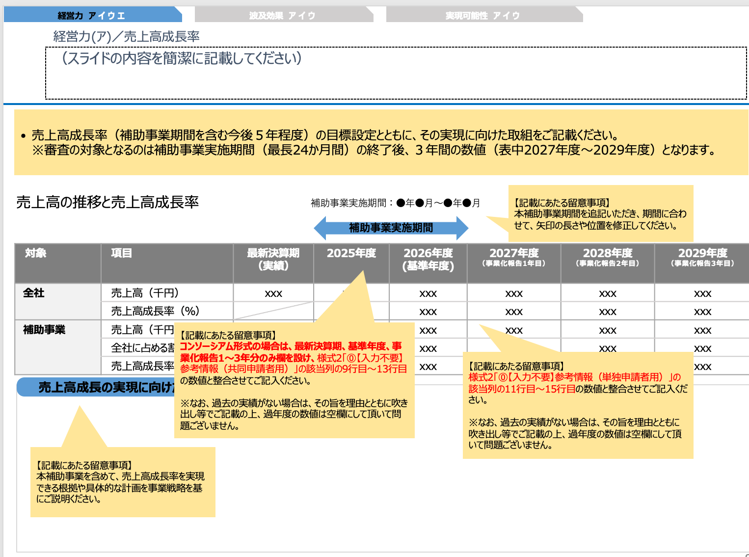 投資計画書の例