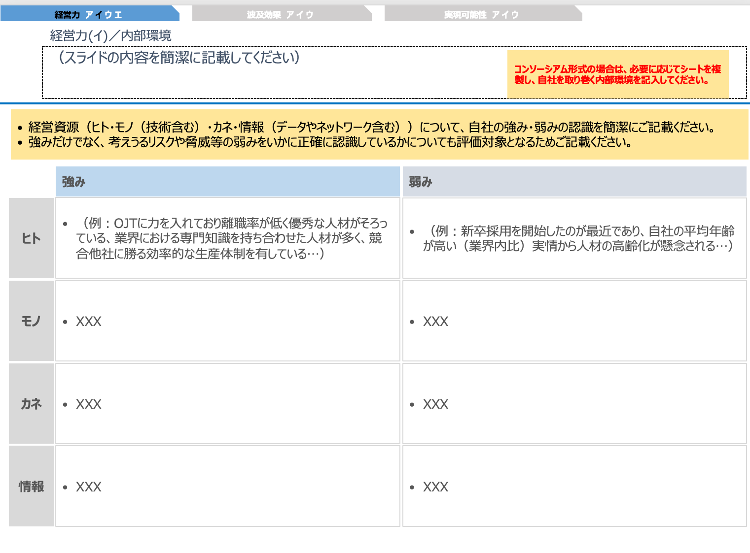 投資計画書の例