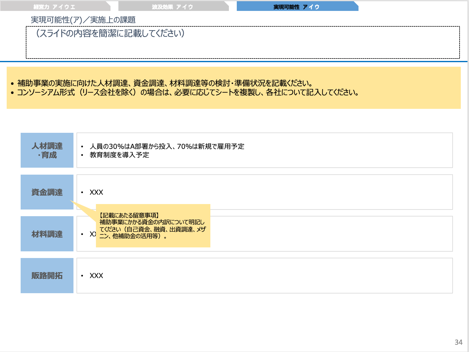 投資計画書の例